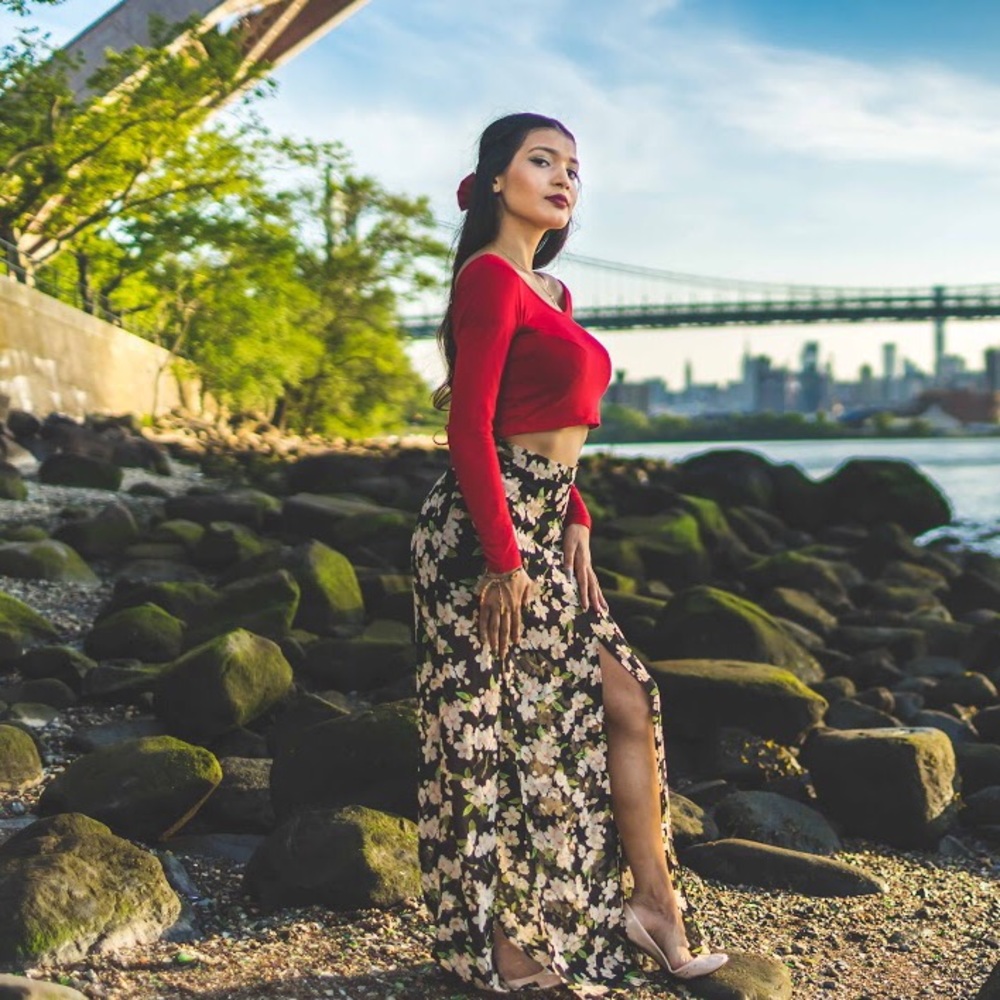 Floral skirt